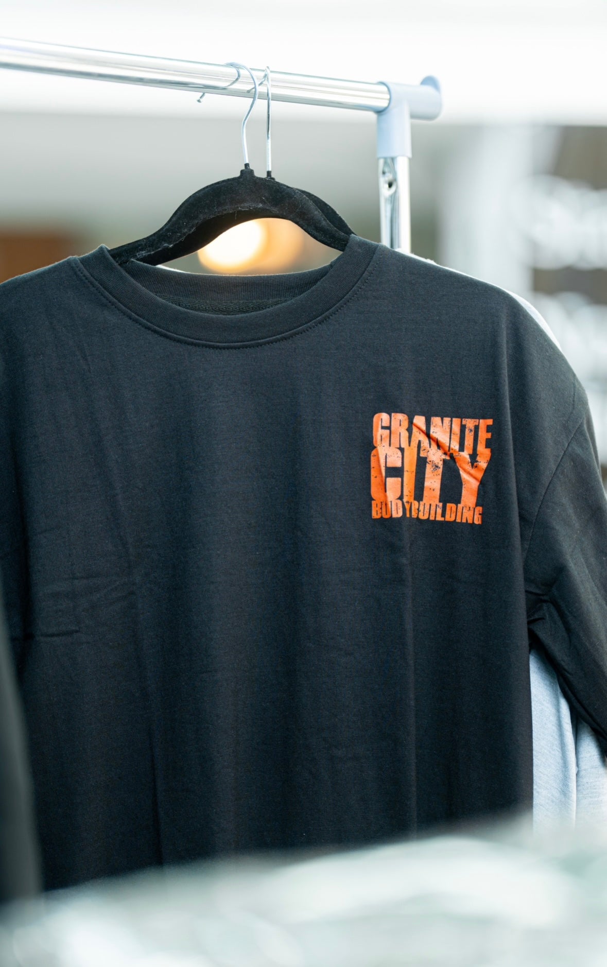 Big Rig orange on black