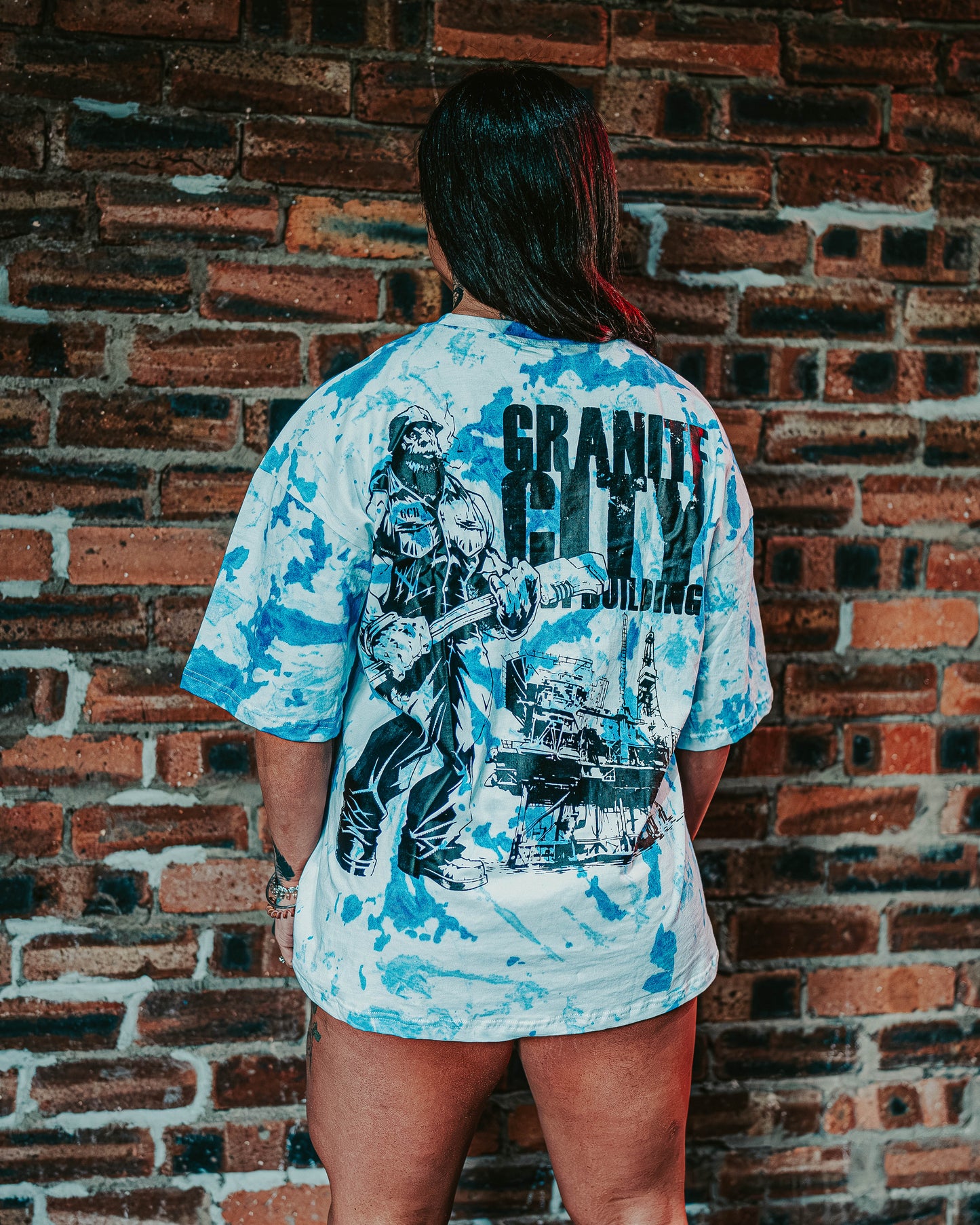 Granite City Classic Oversize Tee (Blue Magic)