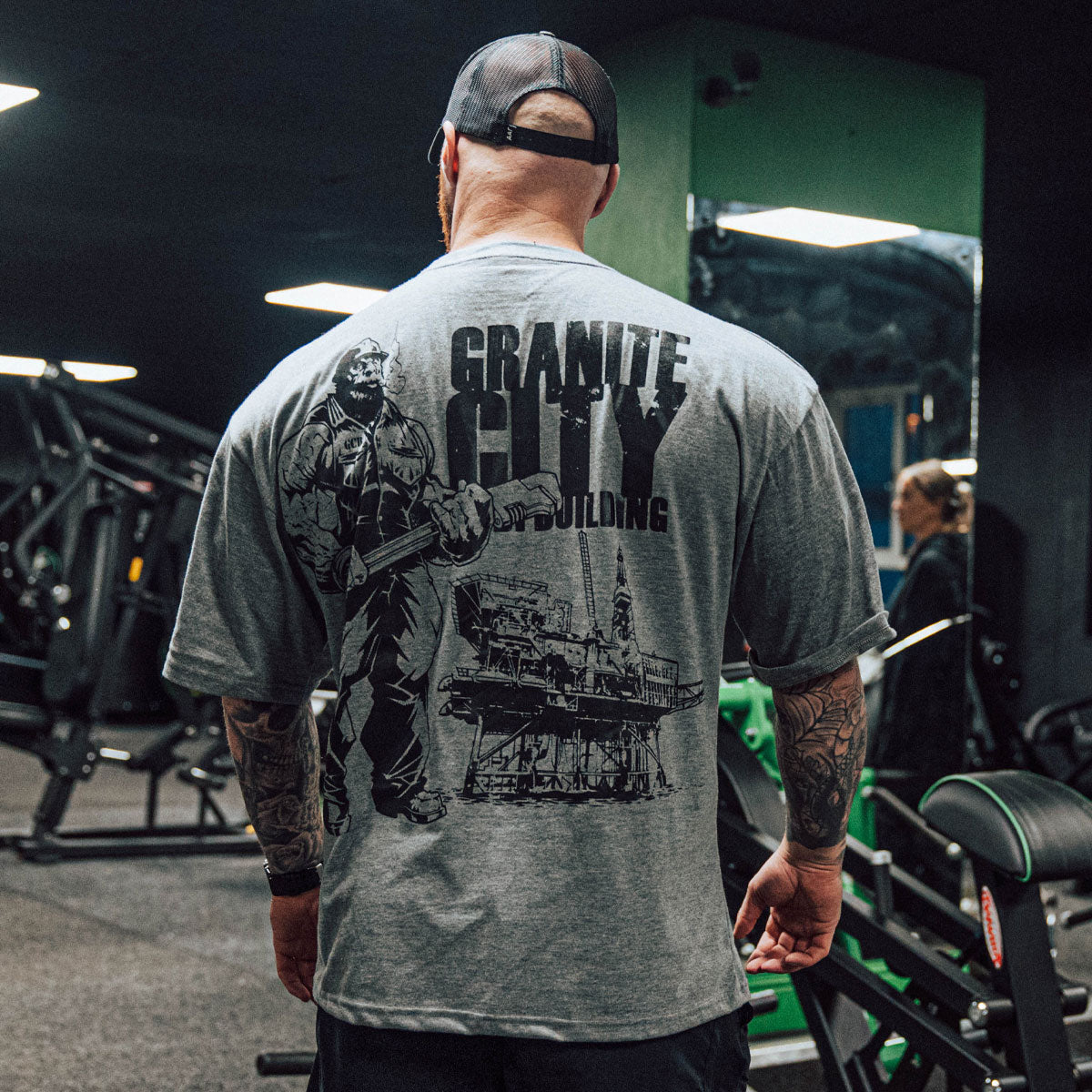 Granite City Classic Oversize Tee (Heather Grey)