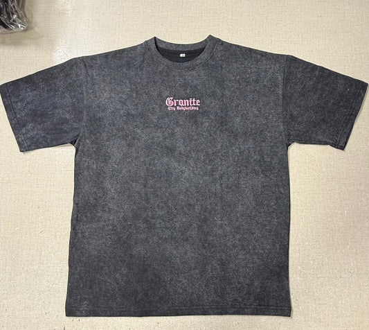 Ultra pink on acid black T